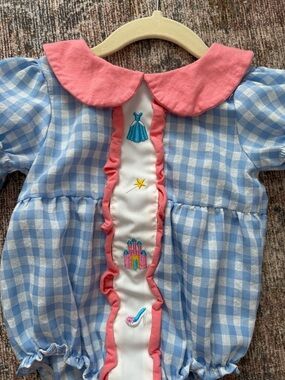 Disneys magic kingdom cinderella themed embroidered bubble